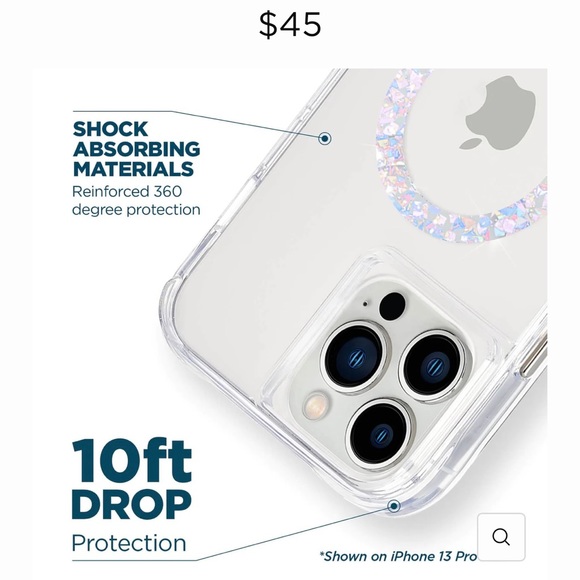 Clear Twinkle diamonds (MagSafe) case-mate - Picture 2 of 3